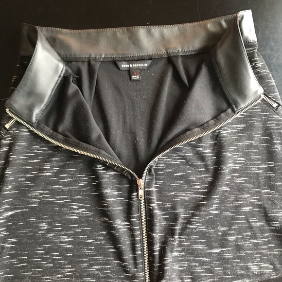 Zip Front Mini Boot Skirt with Faux Leather - Picture 3 of 5